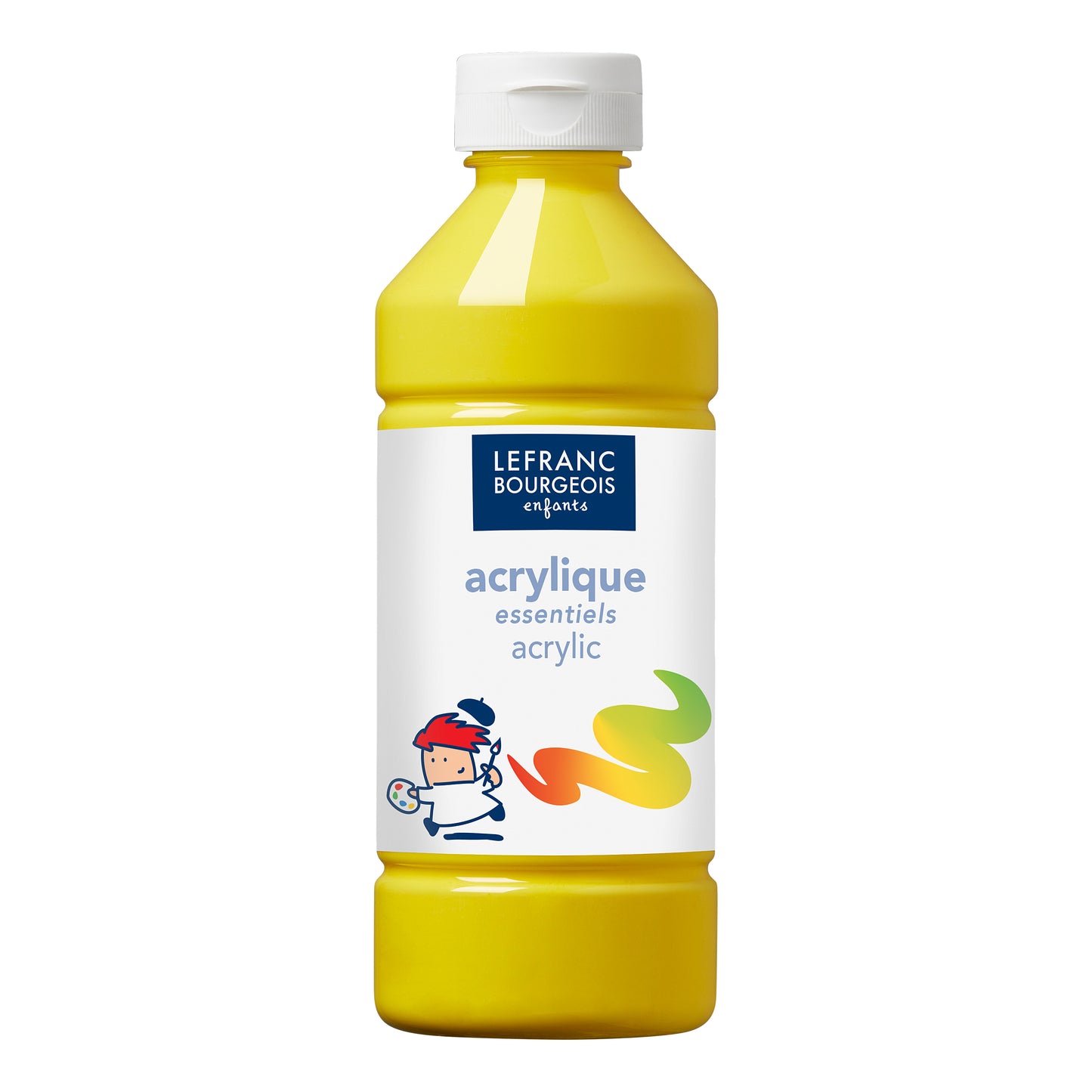 Akrylová barva Lefranc Bourgeois - Žlutá 500 ml