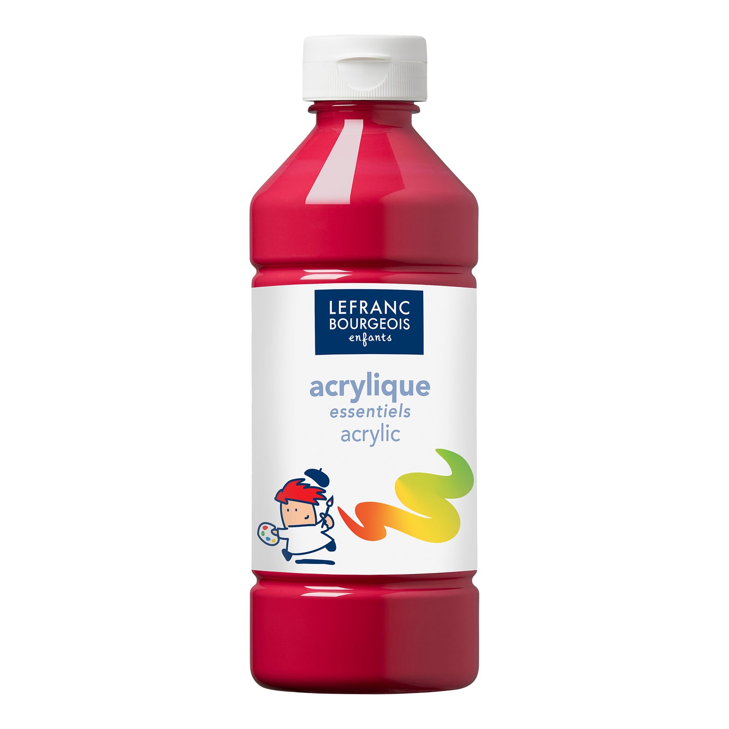 Akrylová barva Lefranc Bourgeois - Růžová 500 ml