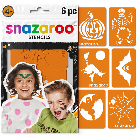Szablony do malowania twarzy Snazaroo - Halloween 6 szt.