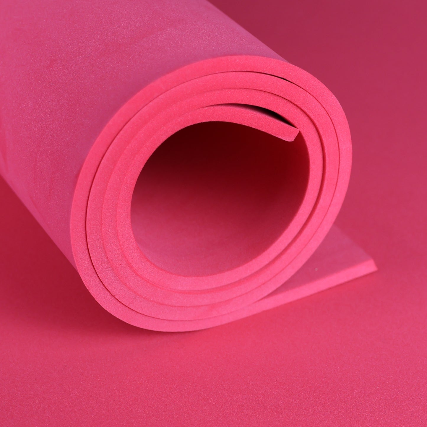 EVA foam 65 kg/m3, 2 mm red - 50x50 cm
