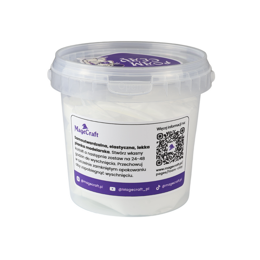 Foam Clay MageCraft - 150 g Bílá