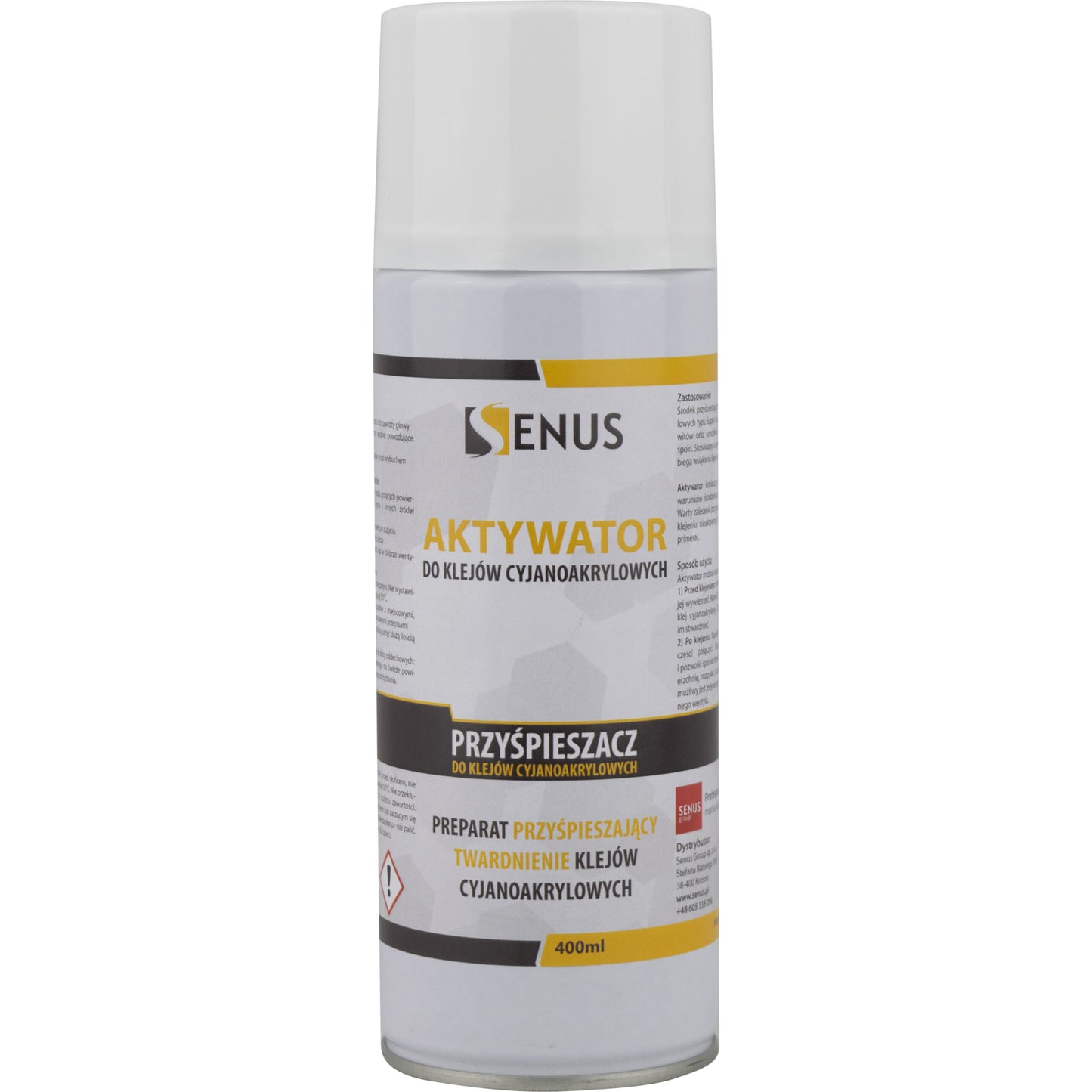 Aktivátor pro kyanoakrylátová lepidla Senus - 400ml