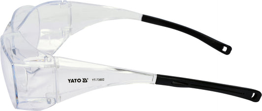 Okulary ochronne Yato - bezbarwne fit over