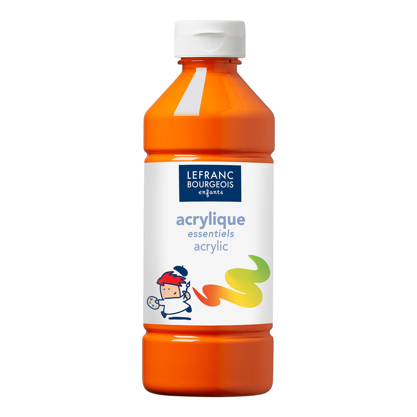 Akrylová barva Lefranc Bourgeois - Oranžová 500 ml