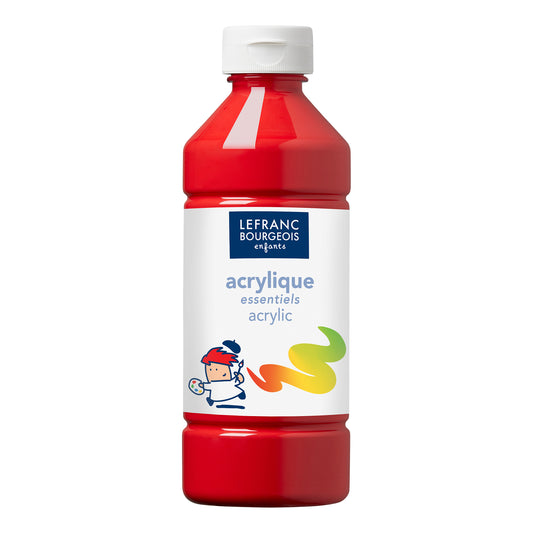 Akrylová barva Lefranc Bourgeois - Červená 500 ml