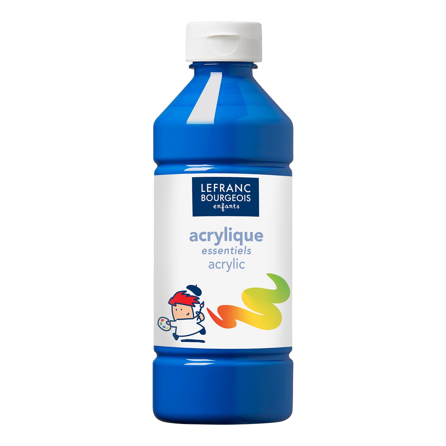 Akrylová barva Lefranc Bourgeois - Modrá 500 ml