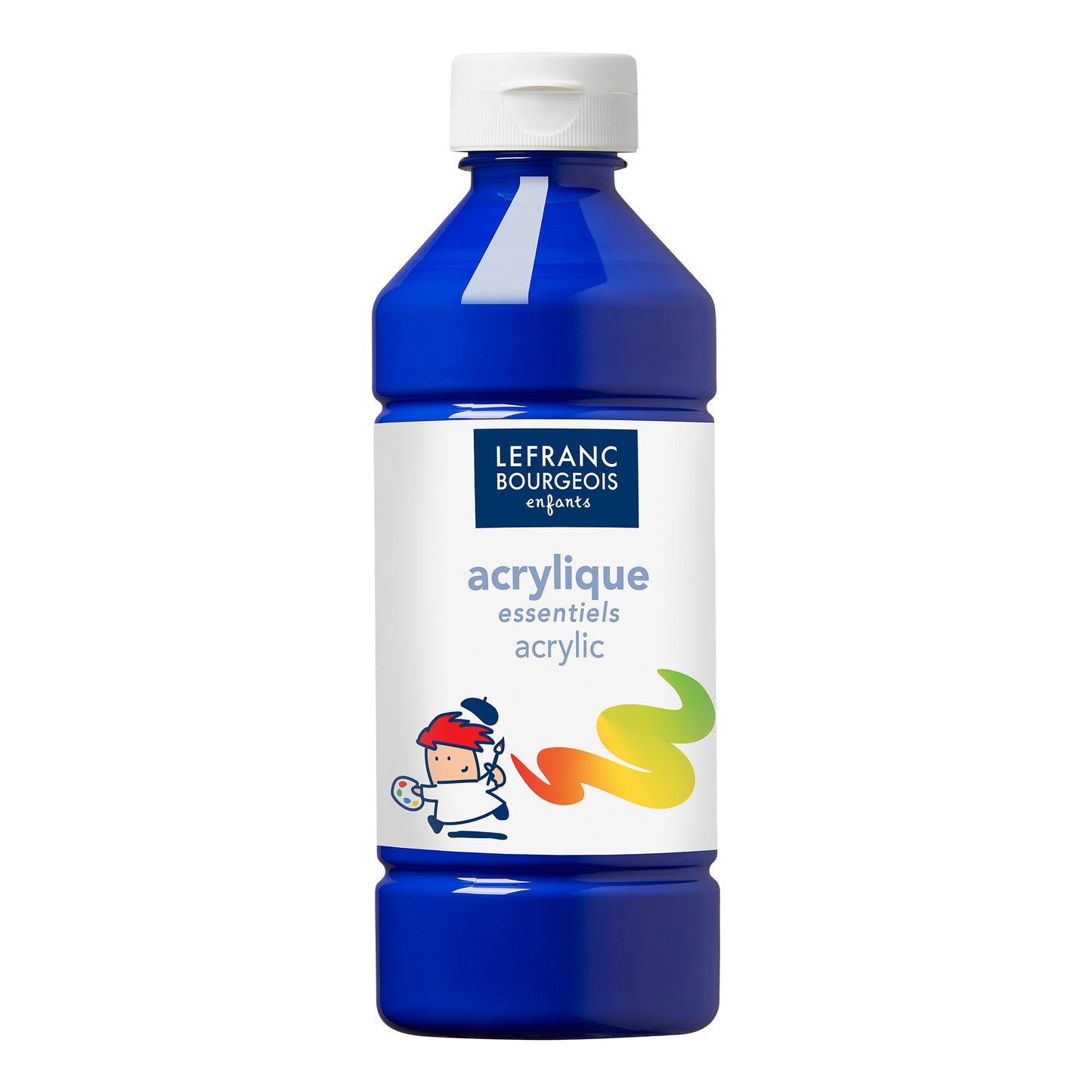 Akrylová barva Lefranc Bourgeois - Tmavě modrá 500 ml