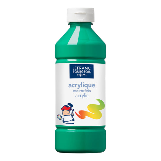 Akrylová barva Lefranc Bourgeois - Světle zelená 500 ml