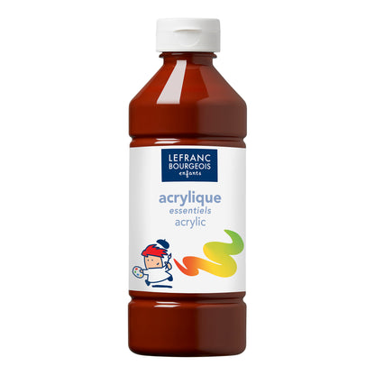 Akrylová barva Lefranc Bourgeois - Hnědá 500 ml