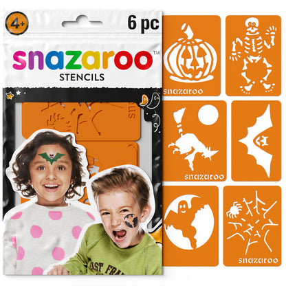 Šablony na malování na obličej Snazaroo - Halloween 6 ks