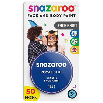 Barva na obličej a tělo Snazaroo - Royal blue 18 ml