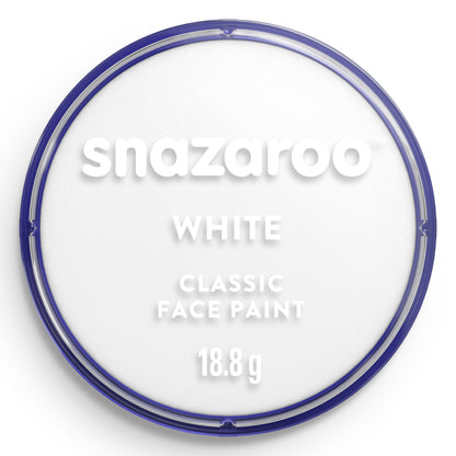 Barva na obličej a tělo Snazaroo - Bílá 18 ml