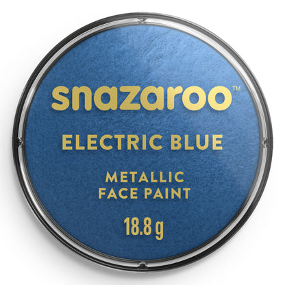 Snazaroo metalická barva na obličej a tělo - Modrá 18 ml
