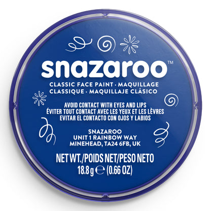 Barva na obličej a tělo Snazaroo - Royal blue 18 ml