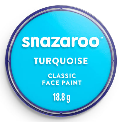 Barva na obličej a tělo Snazaroo - Tyrkysová 18 ml