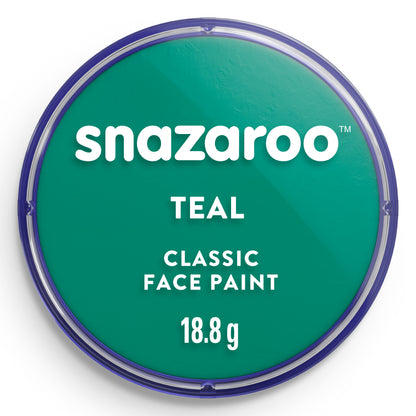 Barva na obličej a tělo Snazaroo - Modrozelená 18 ml
