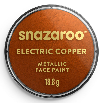 Barva na obličej a tělo Snazaroo Metalická - Měděná 18 ml