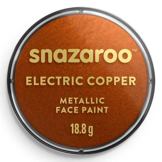 Barva na obličej a tělo Snazaroo Metalická - Měděná 18 ml