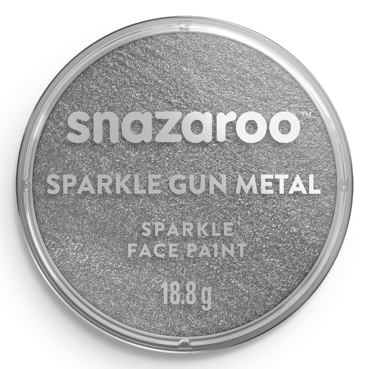 Barva na obličej a tělo Snazaroo lesklá - Metalický antracit 18 ml