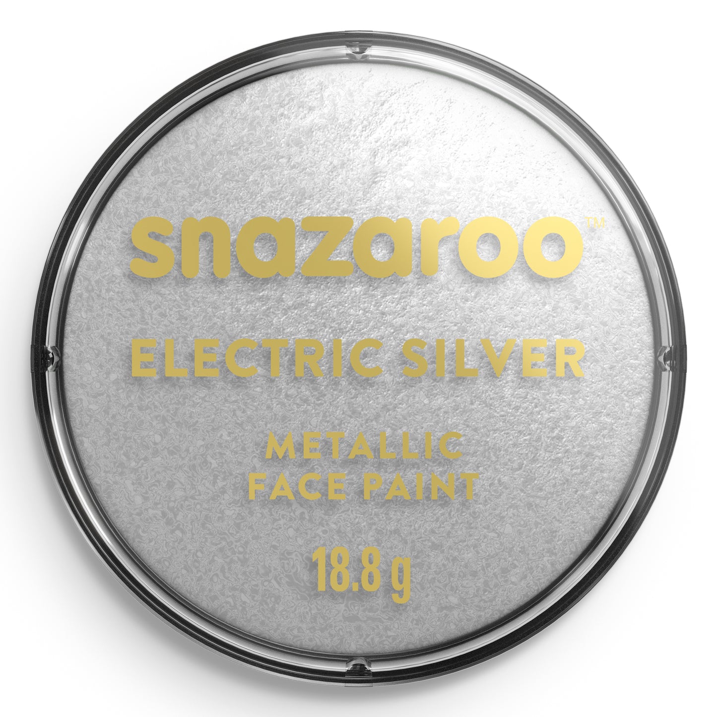 Barva na obličej a tělo Snazaroo metalická - Stříbrná 18 ml