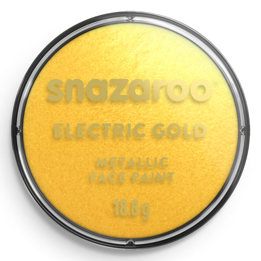 Metalická barva na obličej a tělo Snazaroo - Zlatá 18 ml