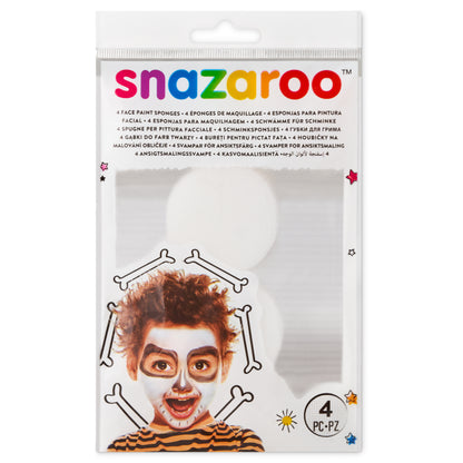 Kosmetické houbičky Snazaroo - půlkulaté 4 ks