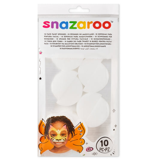 Houbičky na malování na obličej Snazaroo - půlkulaté 10 ks