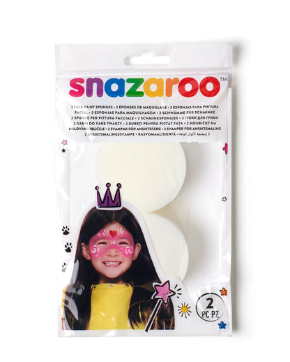 Kosmetické houbičky na obličej Snazaroo - kulaté, 2 ks