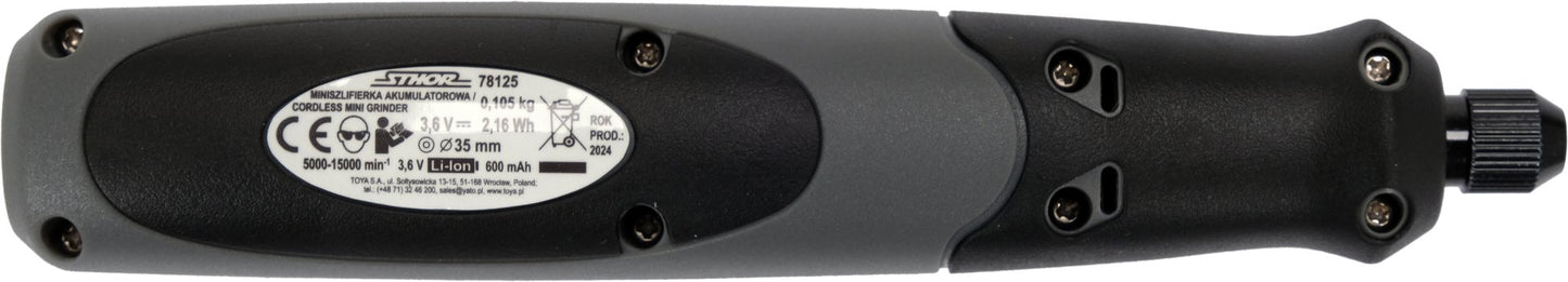 Minibruska Sthor - 3.6V, 10 příslušenství, akumulátor 0,6 Ah