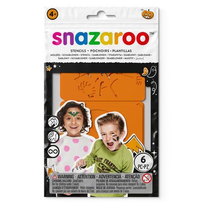 Šablony na malování na obličej Snazaroo - Halloween 6 ks