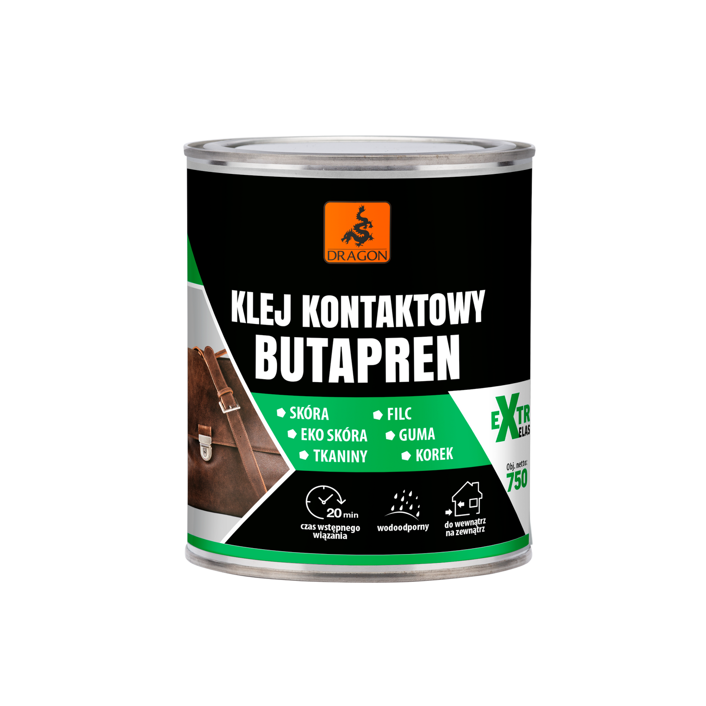 Kontaktní lepidlo Dragon Butapren - plechovka 750 ml
