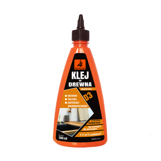 Lepidlo na dřevo Dragon - 500 ml (disperzní)