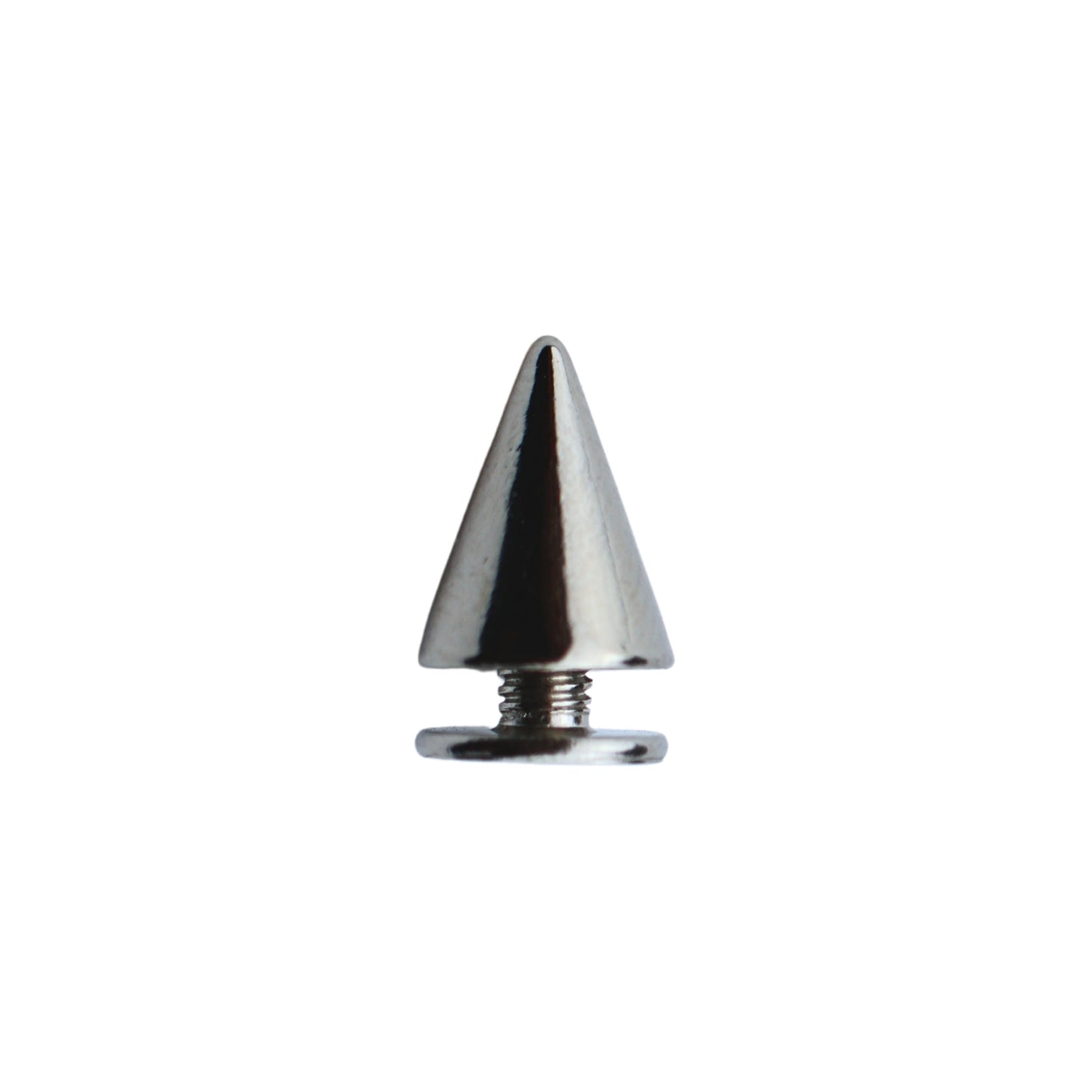 Metal cone studs - 7/10 mm nickel 1 pc.