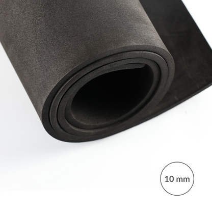 Pianka EVA 65 kg/m3, 10 mm czarna - 100x50 cm
