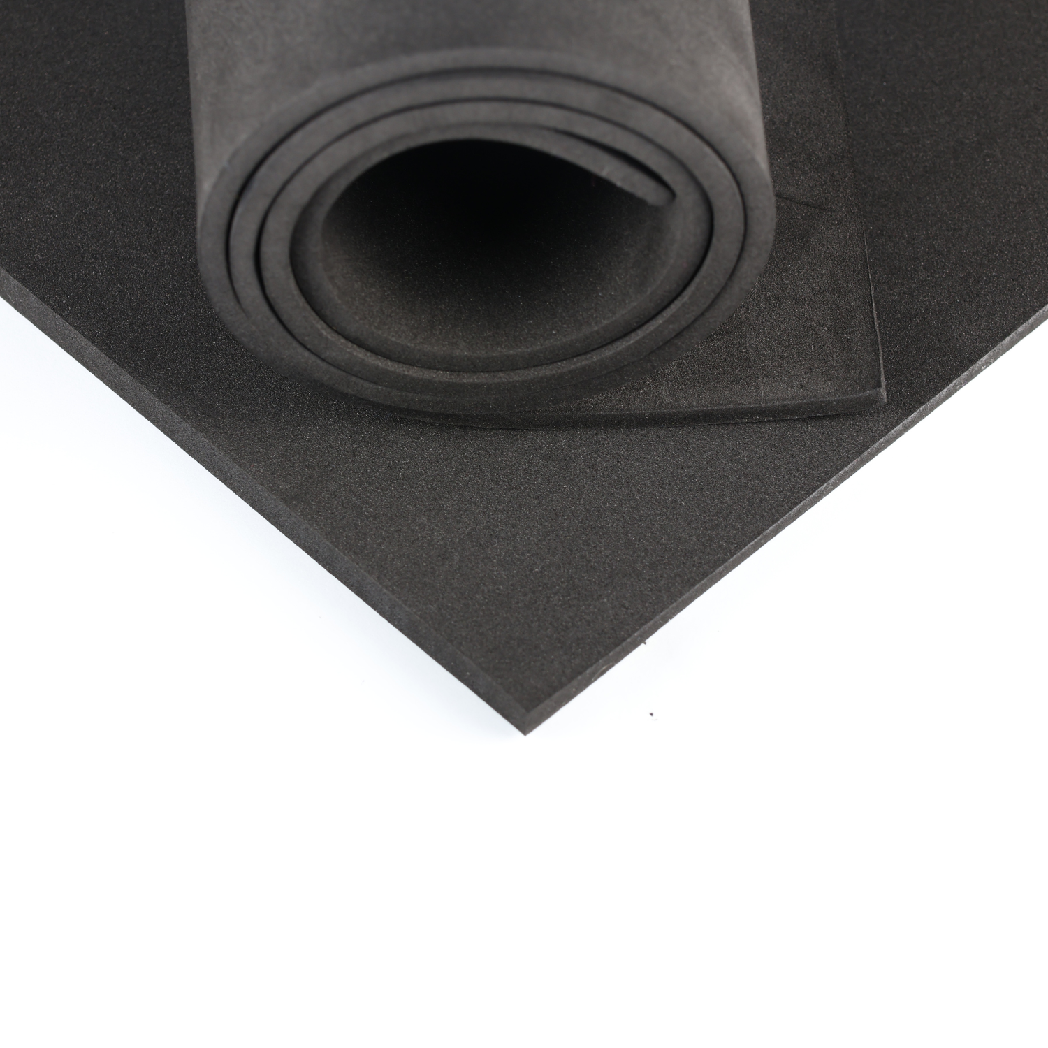 EVA foam 65 kg/m3, 5 mm black - 100x50 cm
