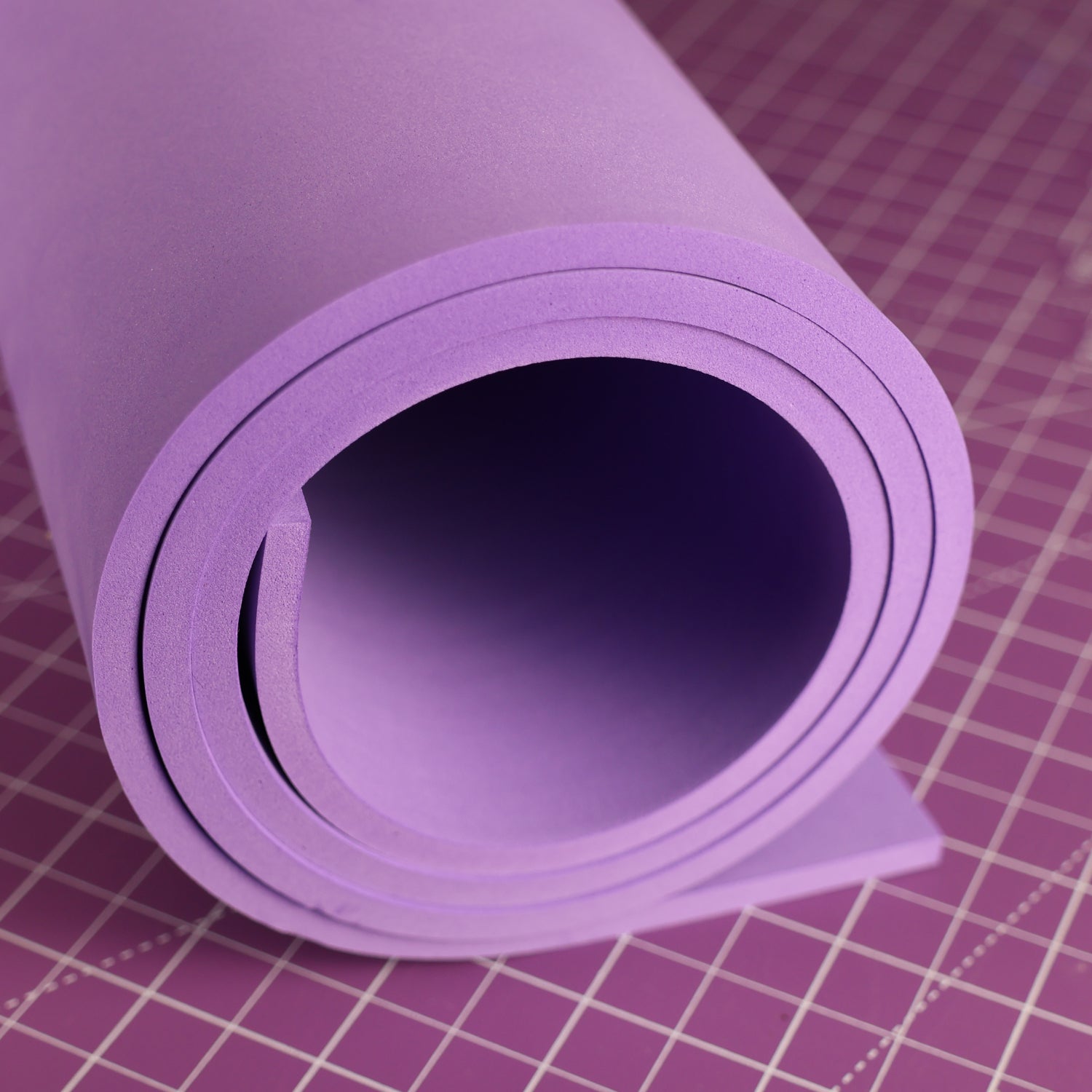 EVA foam 65 kg/m3, 5 mm purple - 100x50 cm