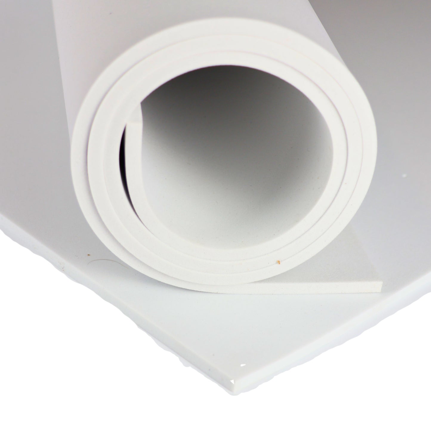 EVA foam 65 kg/m3, 10 mm white - 100x50 cm
