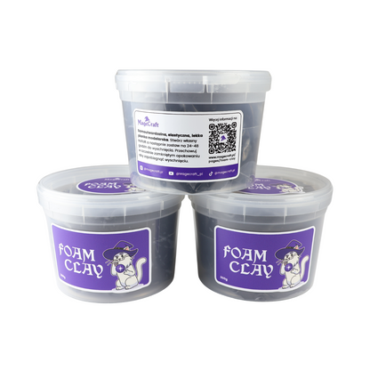 Foam Clay MageCraft - 300 g černá