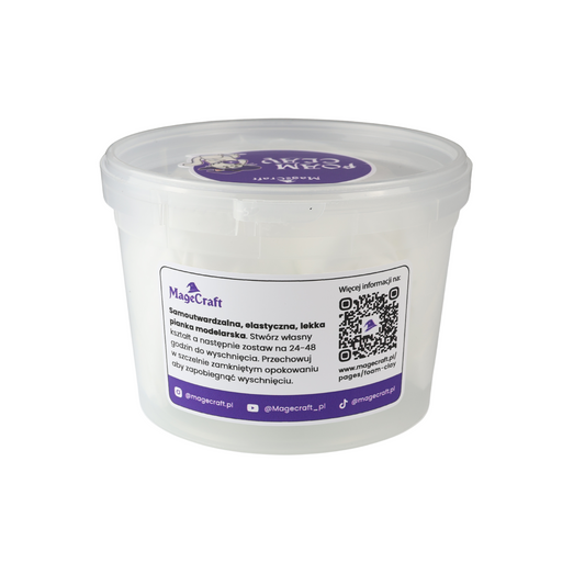 Foam Clay MageCraft - 300 g bílá