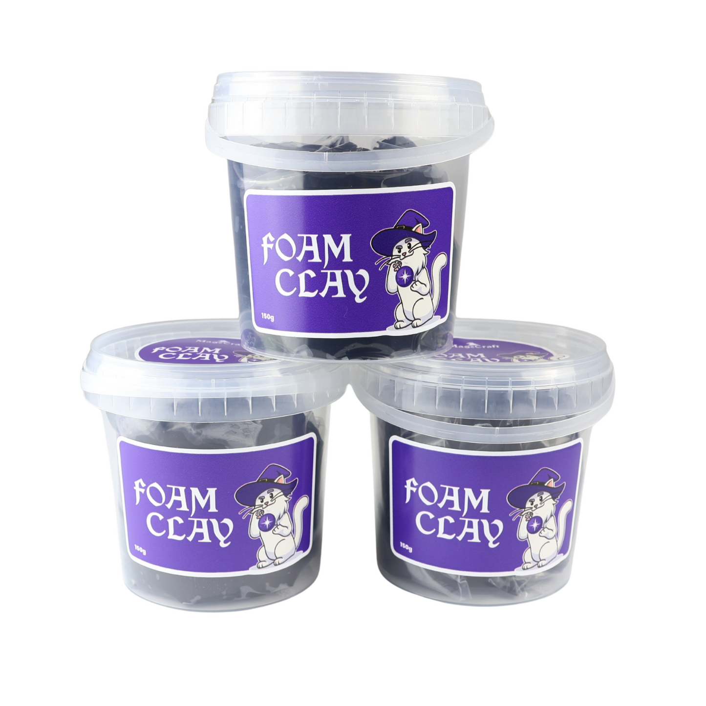 Foam Clay MageCraft - 150 g černá
