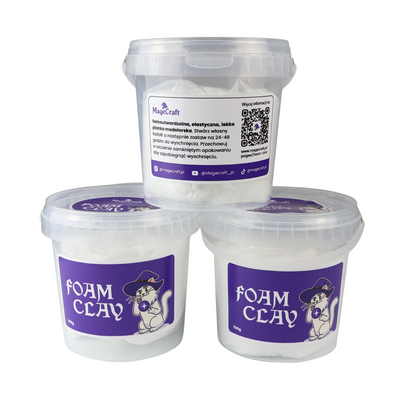 Foam Clay MageCraft - 150 g Bílá