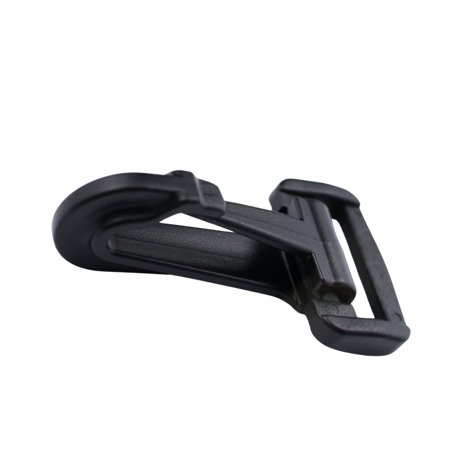 Plastic snap hook - 25 mm black 1 pc.