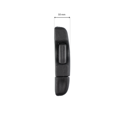 Plastiková přezka - 20x46 mm černá 1 ks