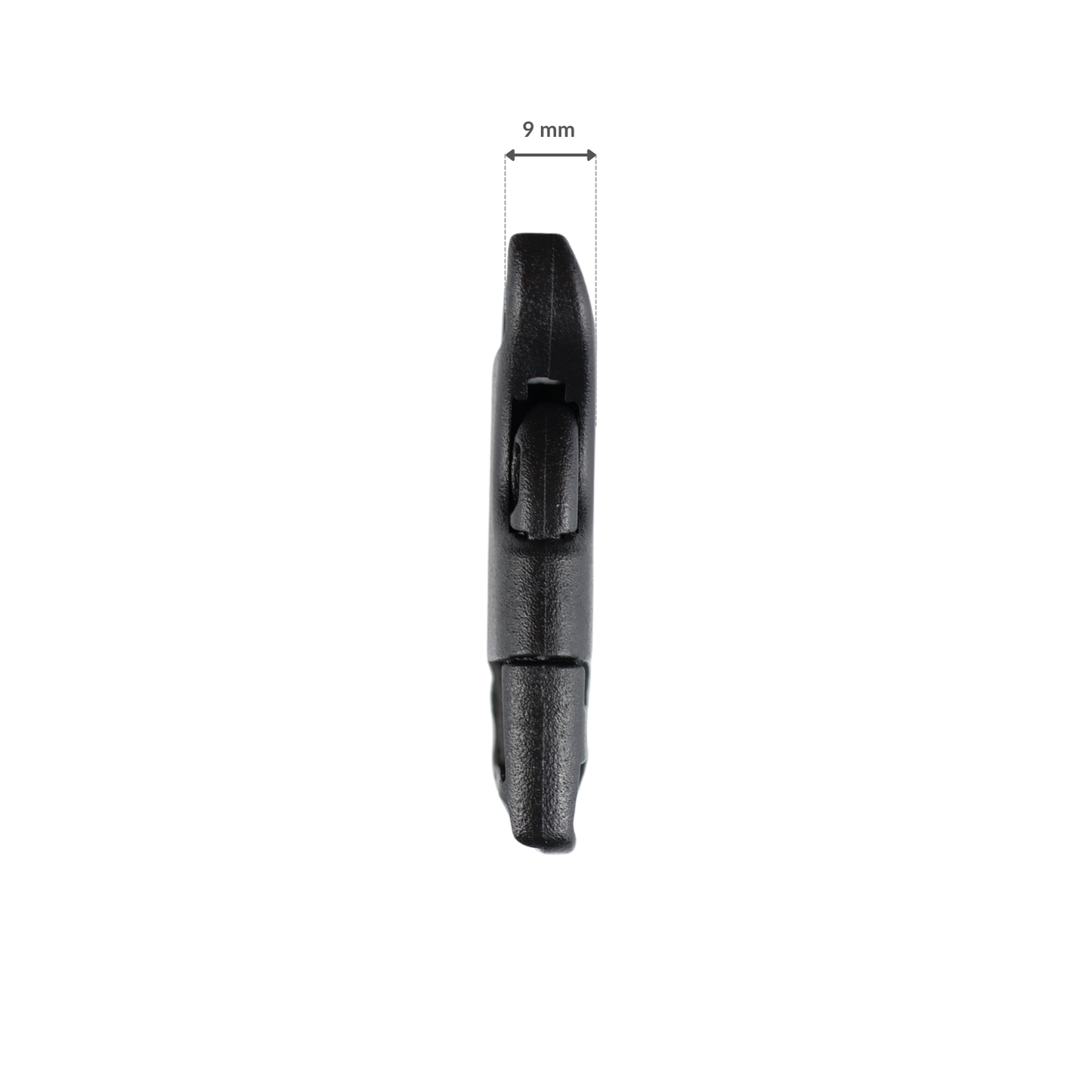 Plastiková přezka - 20x51 mm černá 1 ks