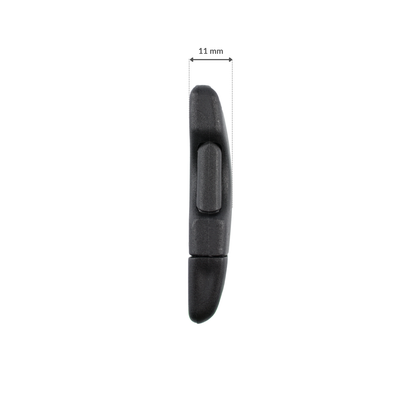Plastiková přezka - 25x60 mm černá 1 ks