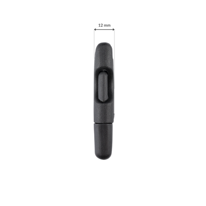 Plastiková přezka - 30x67 mm černá 1 ks