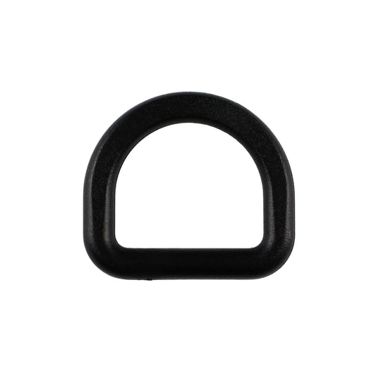 Plastikové polokroužek - 20/18 mm černý 1 ks