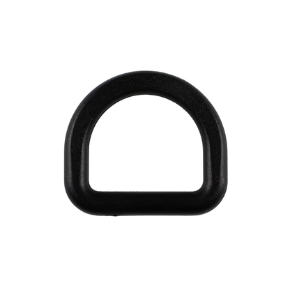 Plastikové polokroužek - 20/18 mm černý 1 ks