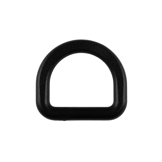 Plastikové polokroužek - 20/18 mm černý 1 ks