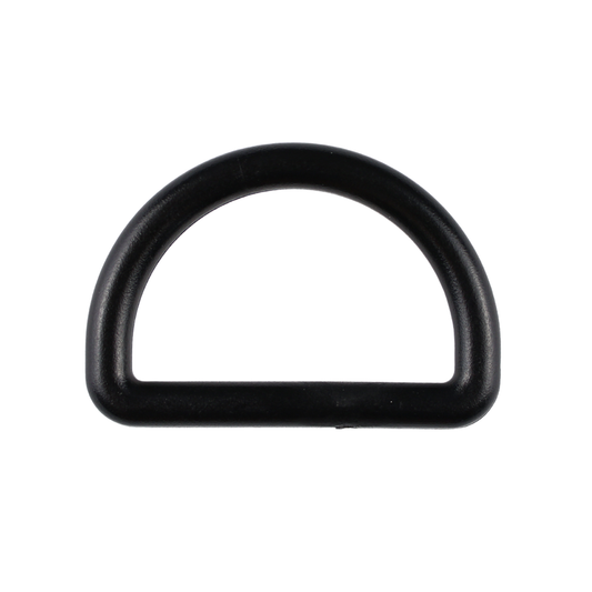 Plastikové půlkroužek - 20/12 mm černý 1 ks